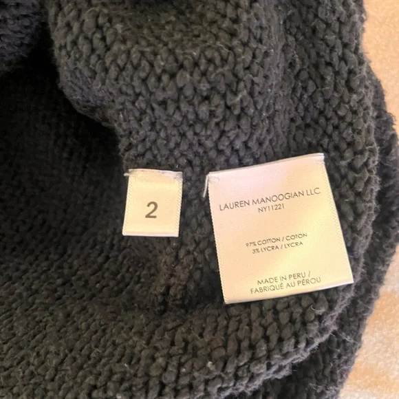 Lauren Manoogian Black Knit Sweater - Picture 3 of 3